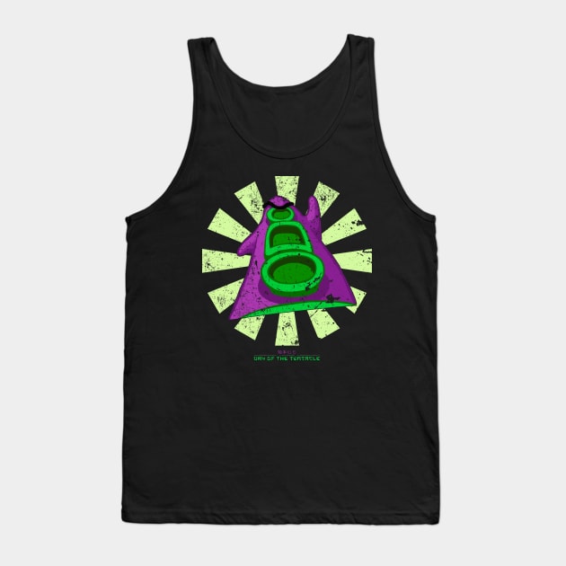 Day Of The Tentacle Retro Japanese Tank Top by Nova5